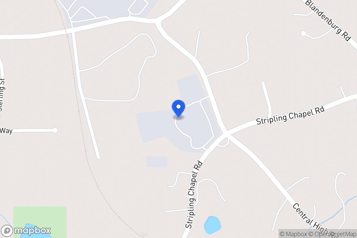Map of 1240 Stripling Chapel Rd