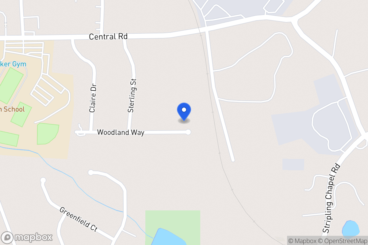 Map of 308 Woodland Way