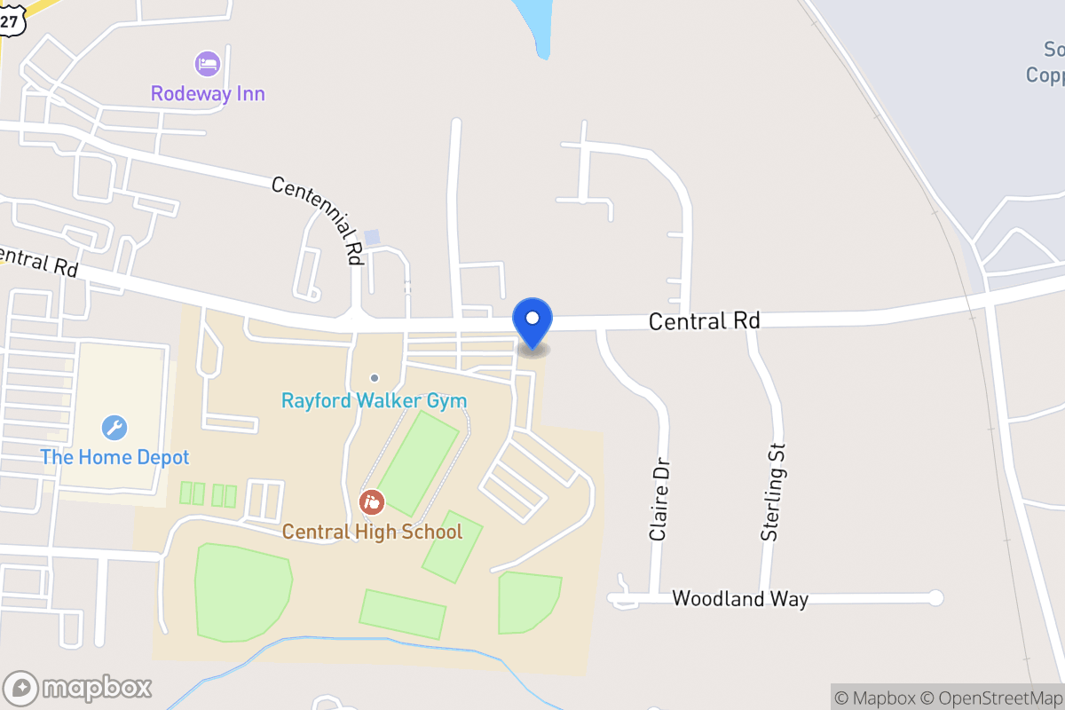 Map of 203 Central High Rd