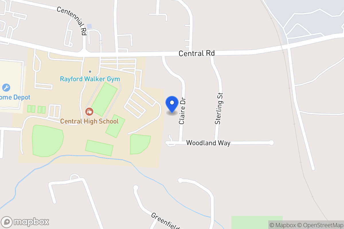 Map of 111 Claire Dr