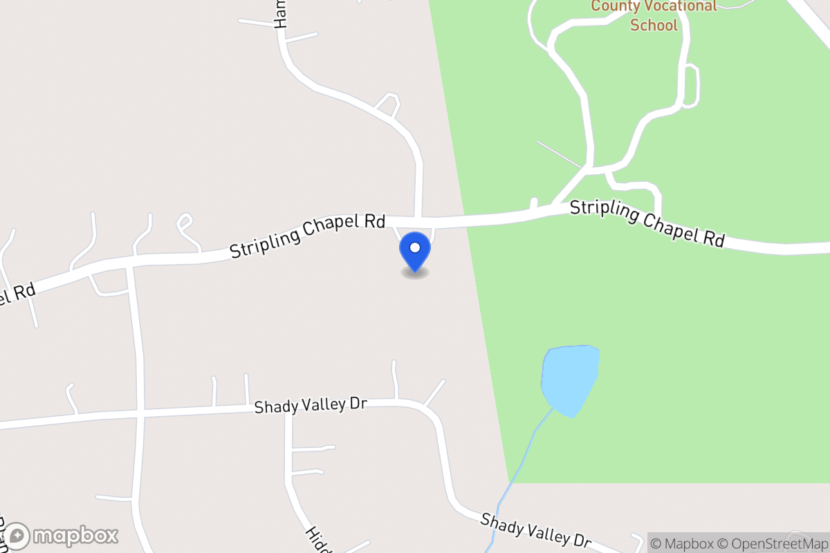 Map of 1725 Stripling Chapel Rd