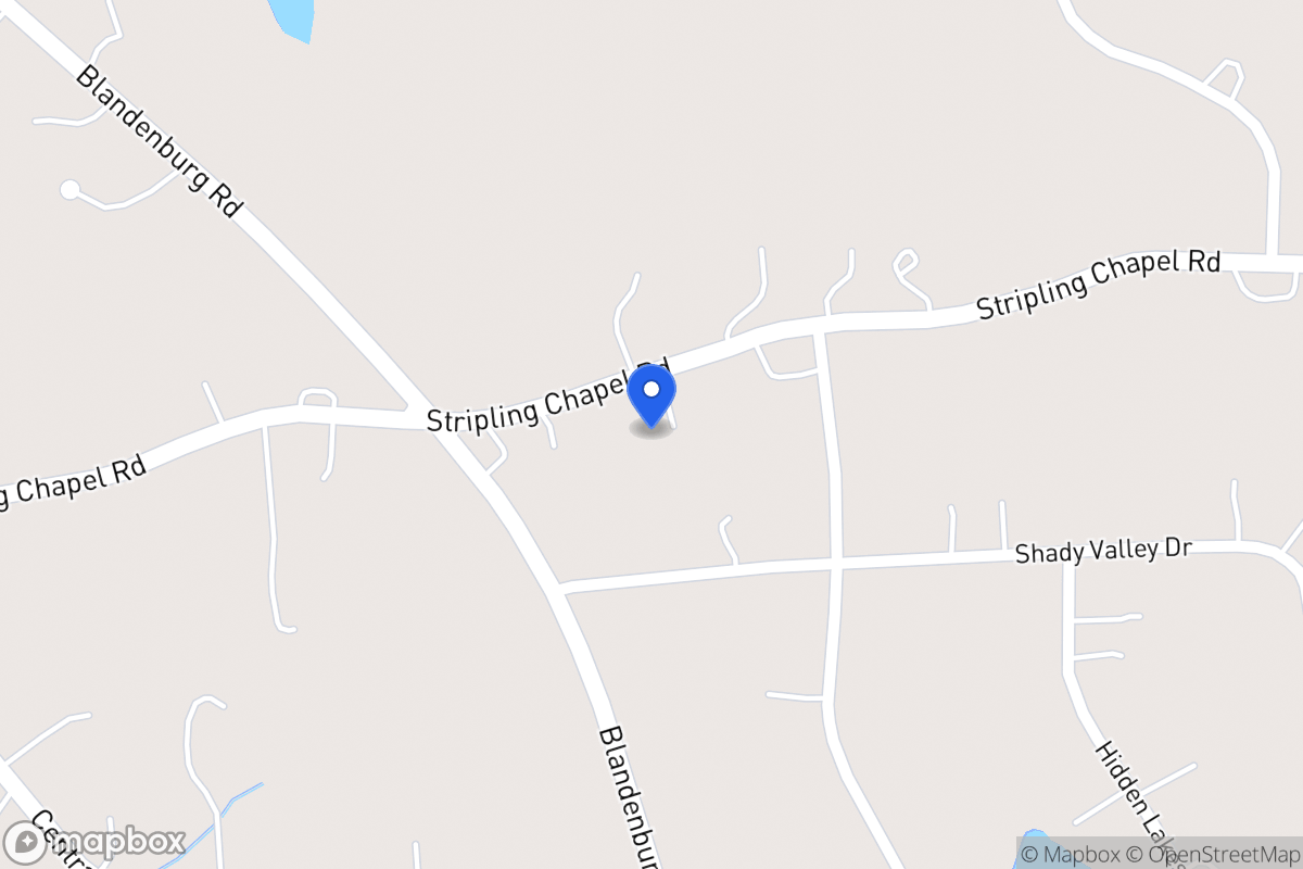 Map of 1515 Stripling Chapel Rd