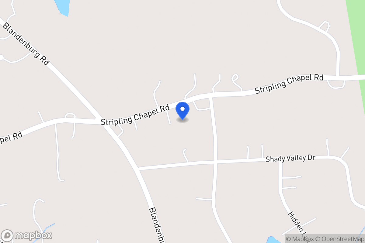 Map of 1539 Stripling Chapel Rd