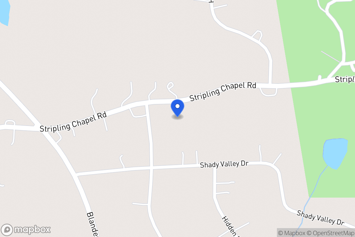 Map of 1595 Stripling Chapel Rd