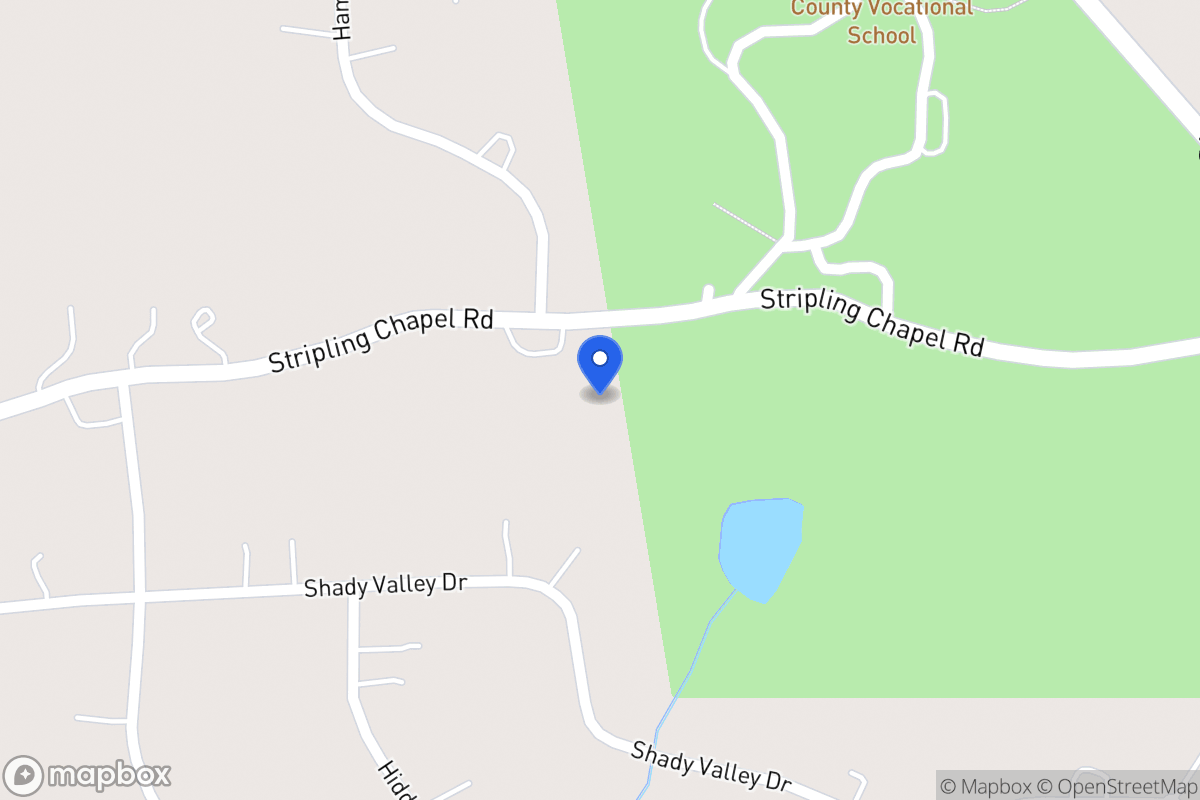 Map of 1745 Stripling Chapel Rd