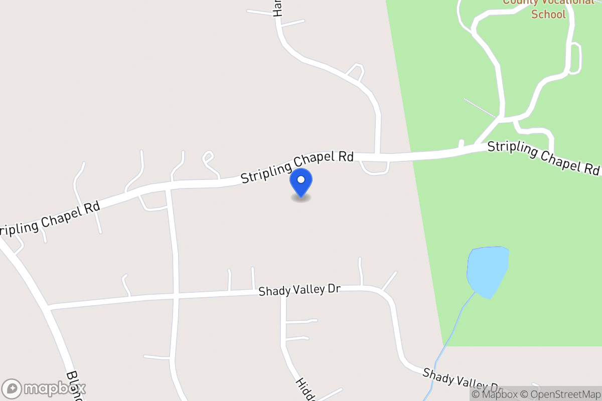 Map of 1683 Stripling Chapel Rd