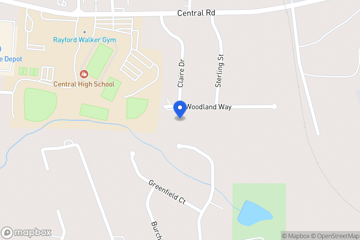Map of 275 Woodland Way