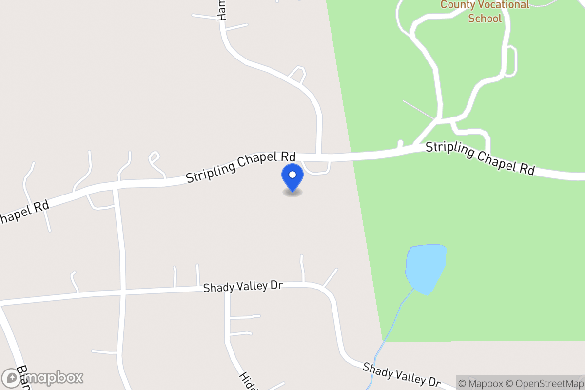 Map of 1705 Stripling Chapel Rd