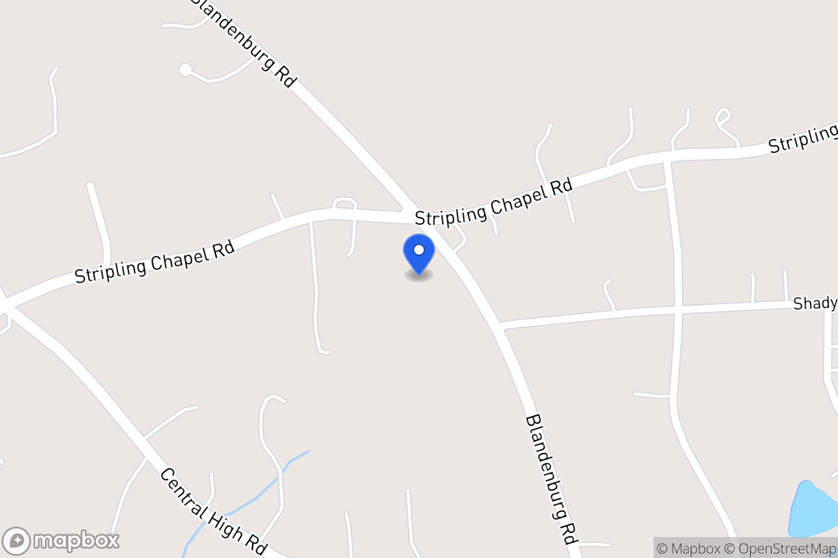 Map of 659 Blandenburg Rd