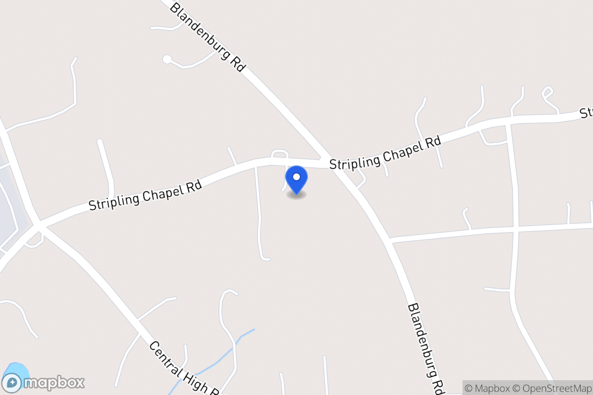 Map of 1431 Stripling Chapel Rd