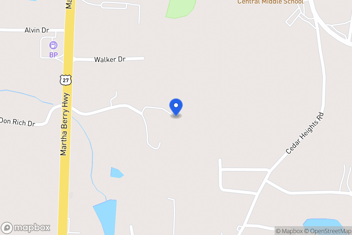 Map of 84 Happy Hollow Ln
