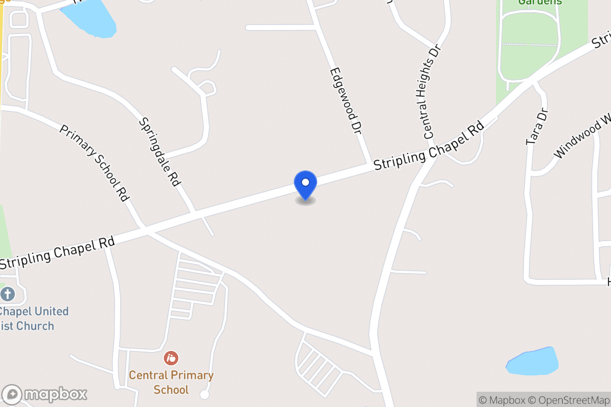 Map of 740 Stripling Chapel Rd
