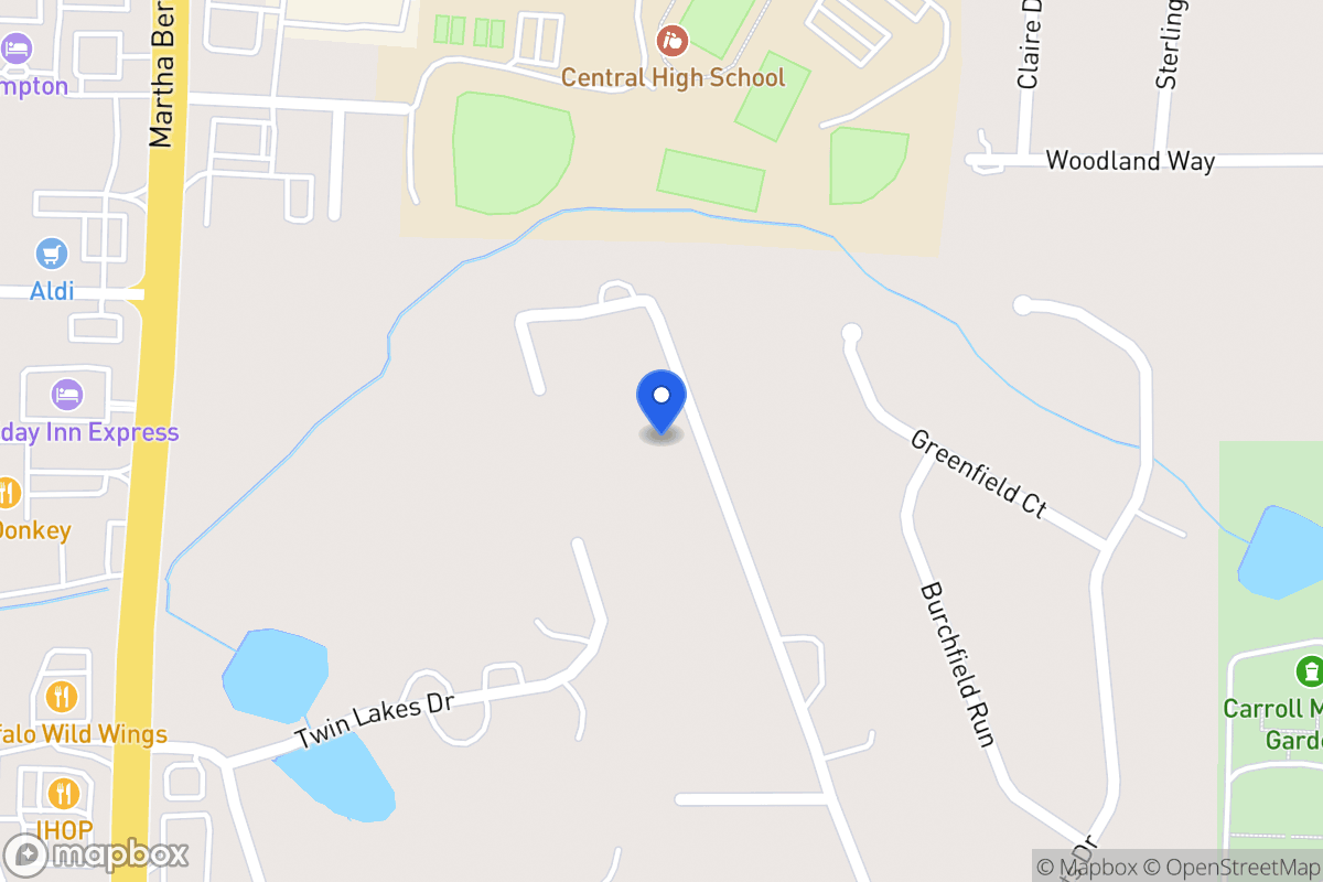 Map of 210 Edgewood Dr