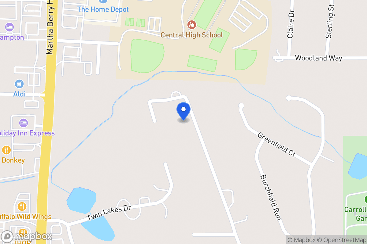 Map of 230 Edgewood Dr