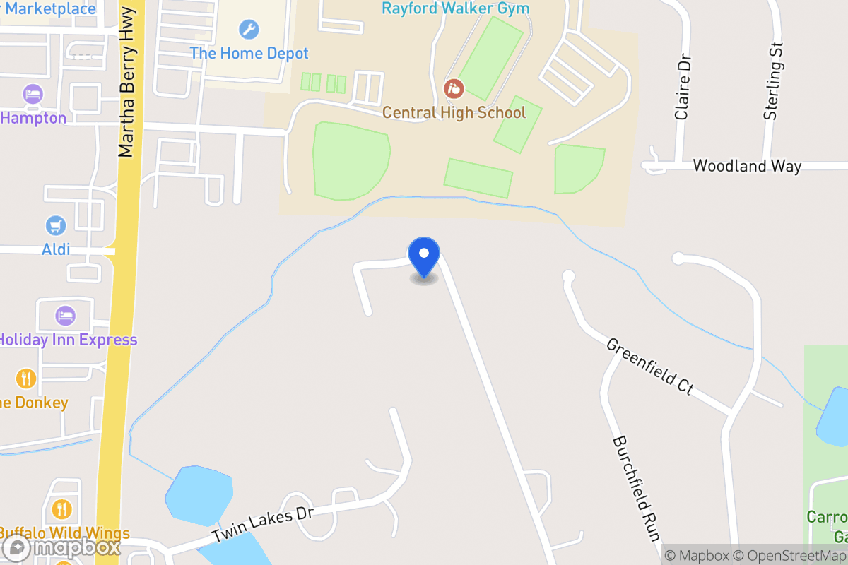 Map of 240 Edgewood Dr