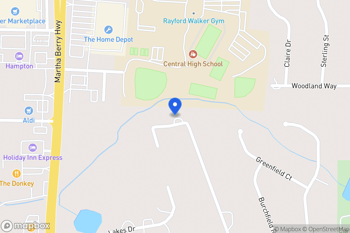 Map of 260 Edgewood Dr