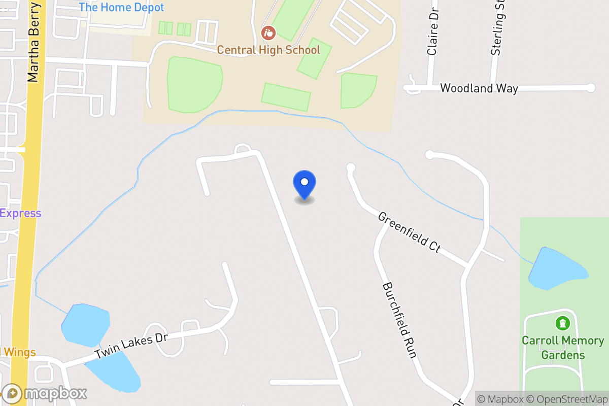 Map of 225 Edgewood Dr