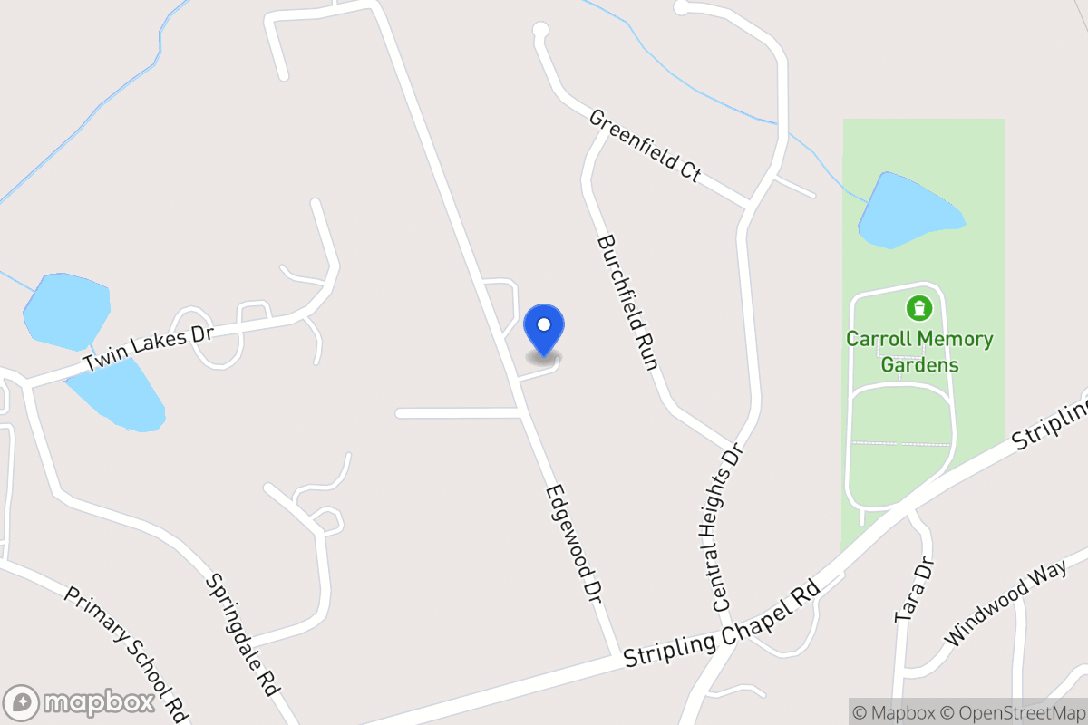 Map of 105 Edgewood Dr