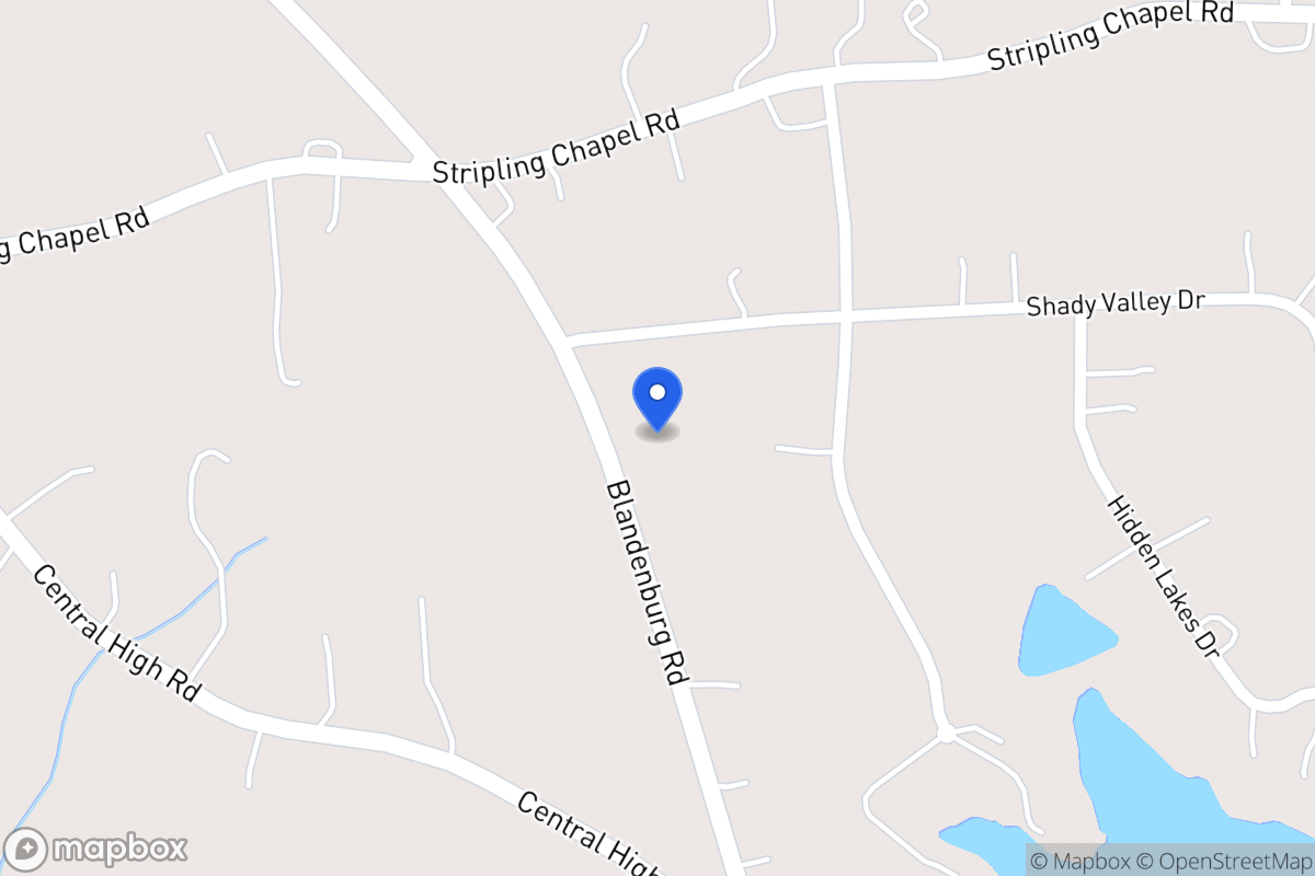 Map of 708 Blandenburg Rd