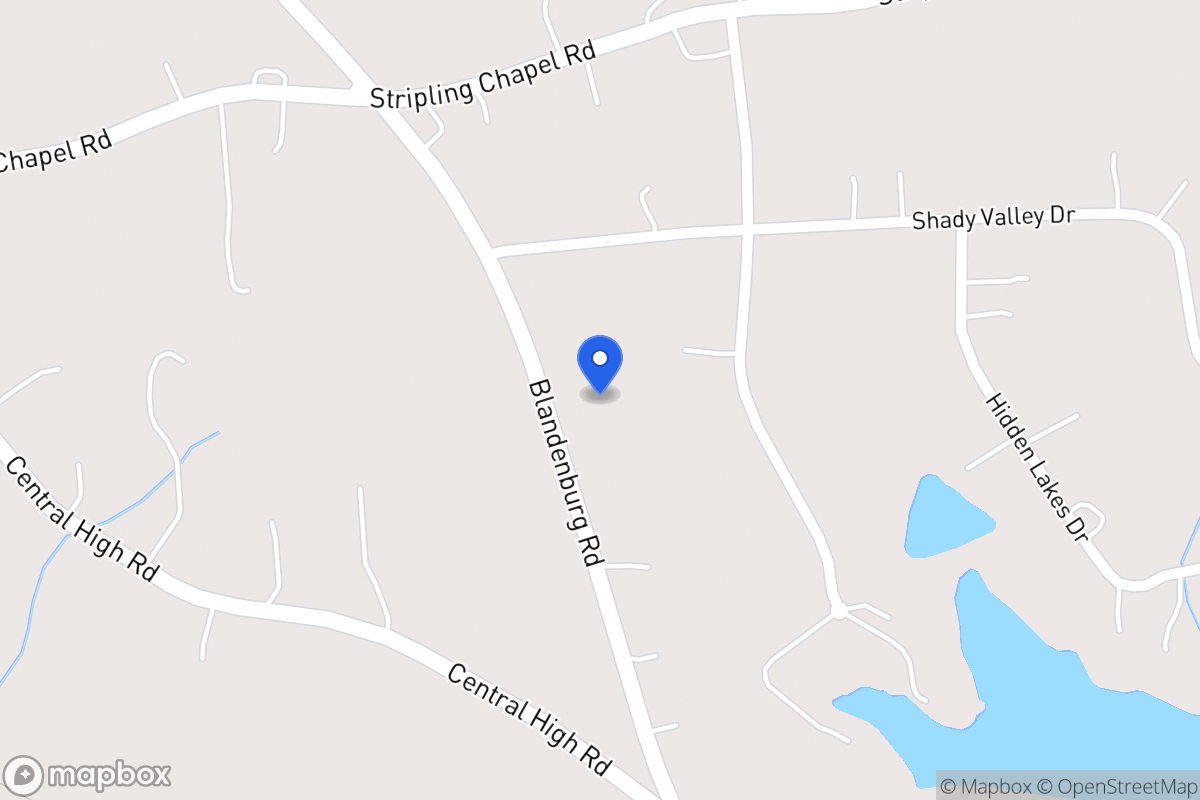Map of 736 Blandenburg Rd