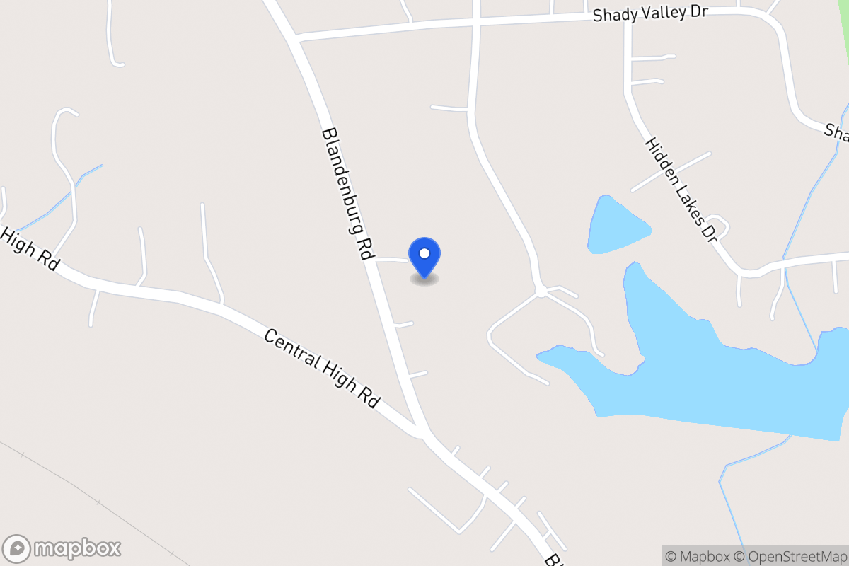 Map of 796 Blandenburg Rd
