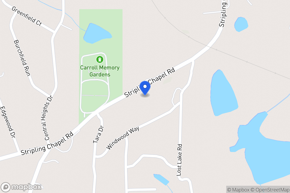 Map of 999 Stripling Chapel Rd