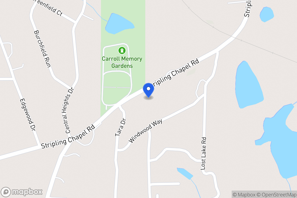 Map of 969 Stripling Chapel Rd