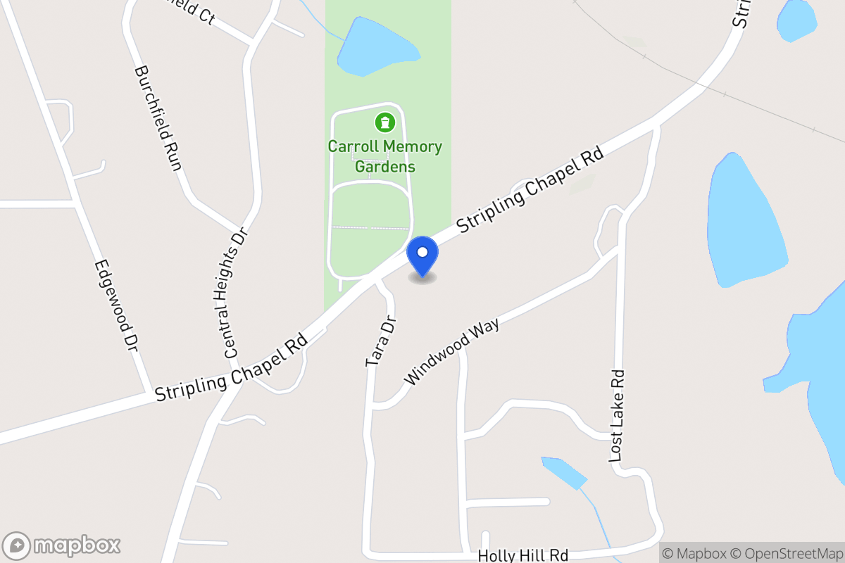 Map of 949 Stripling Chapel Rd
