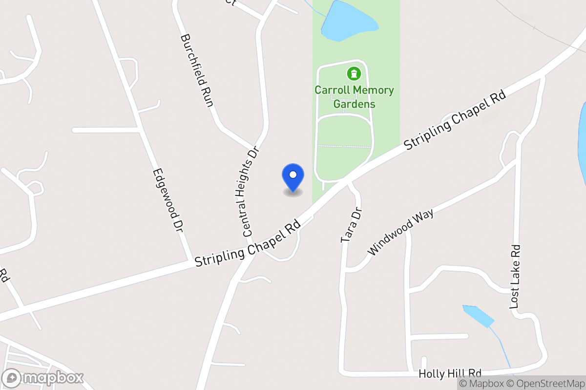Map of 890 Stripling Chapel Rd