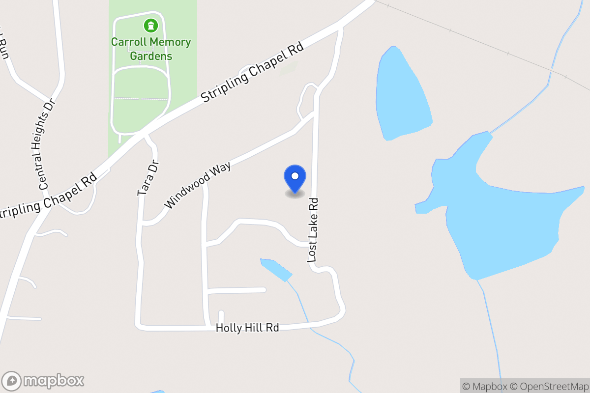 Map of 105 Lost Lake Rd