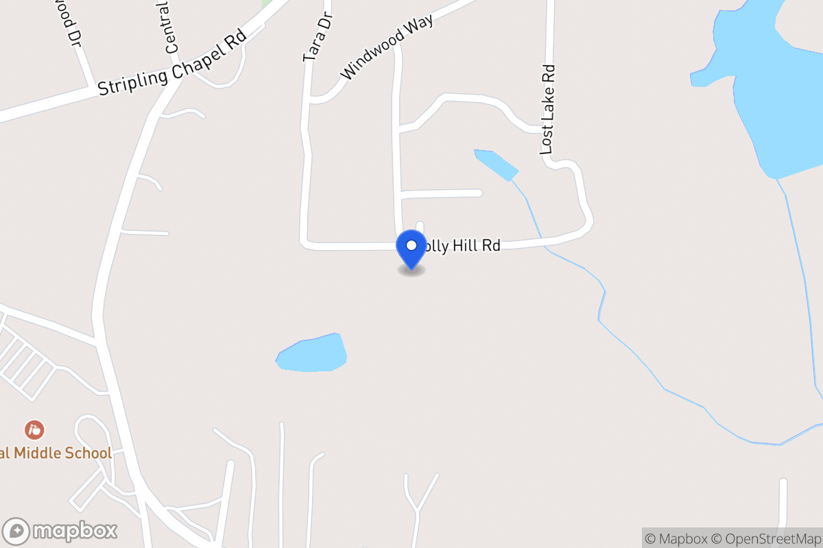 Map of 55 Holly Hill Rd