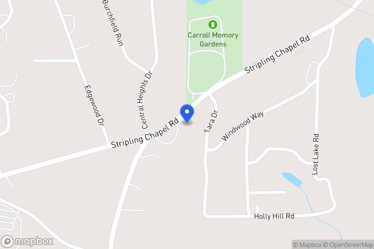 Map of 899 Stripling Chapel Rd