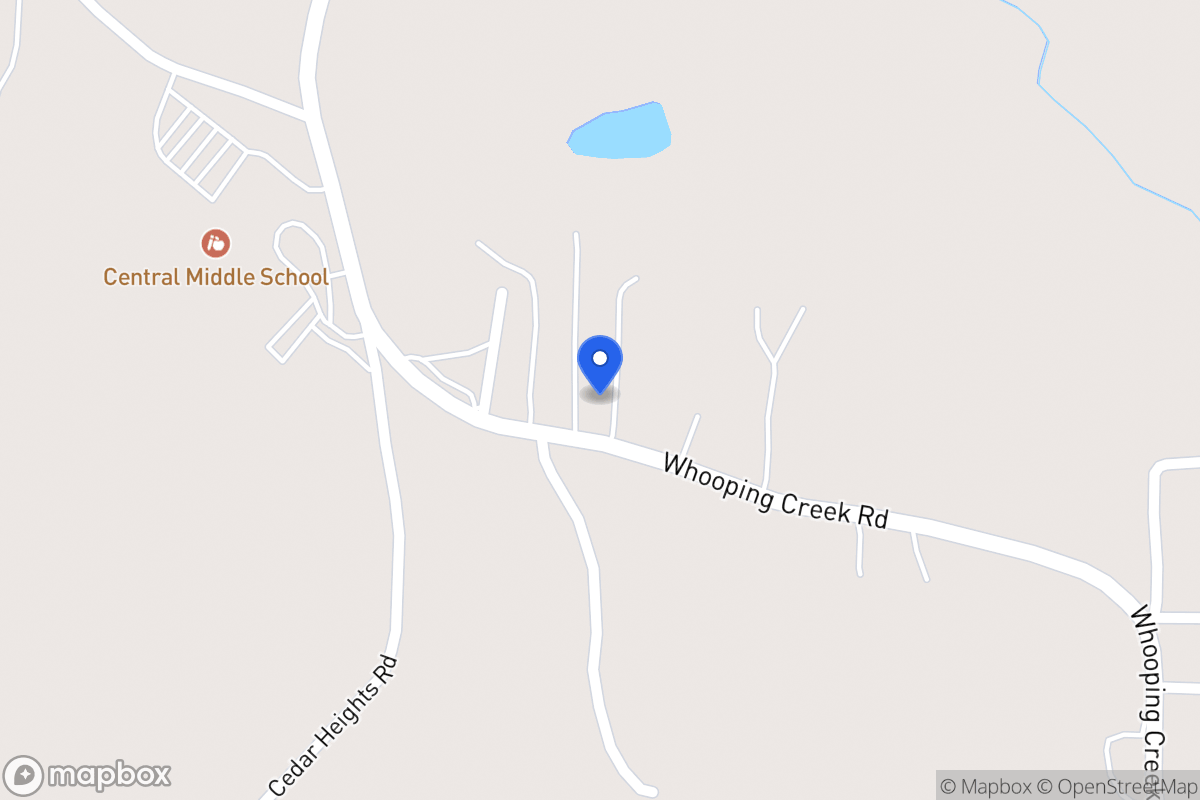 Map of 280 Whooping Creek Rd