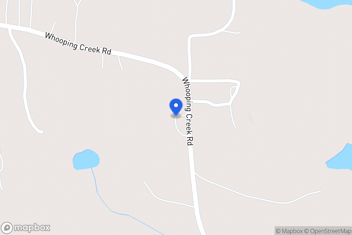 Map of 527 Whooping Creek Rd