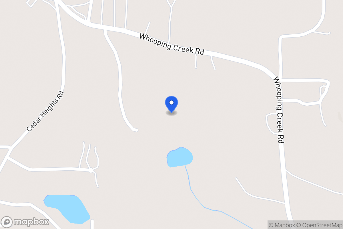 Map of 347 Whooping Creek Rd
