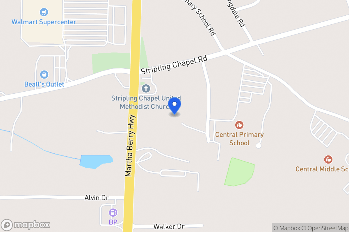 Map of 67 Central Middle School Rd