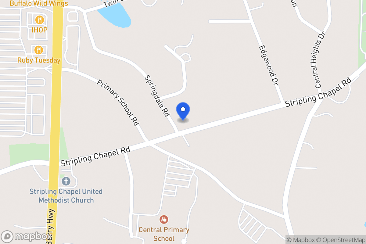 Map of 710 Stripling Chapel Rd