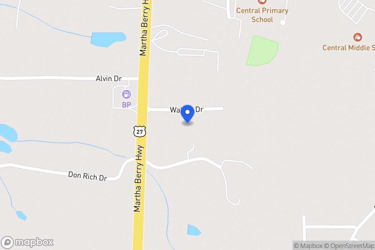 Map of 45 Walker Dr