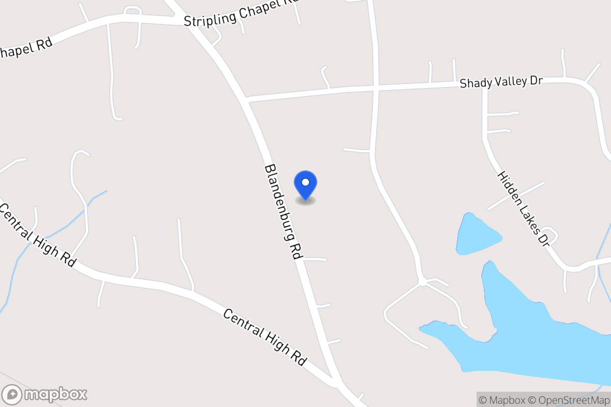 Map of 750 Blandenburg Rd