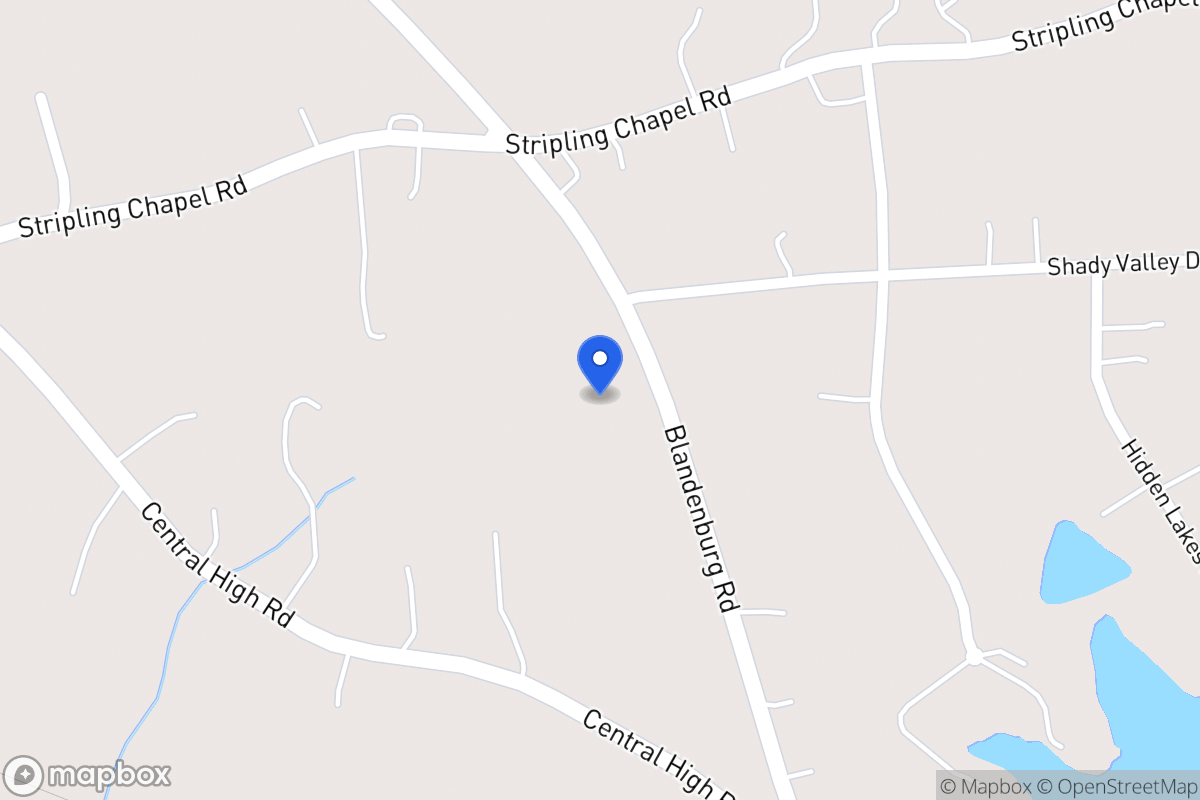 Map of 703 Blandenburg Rd