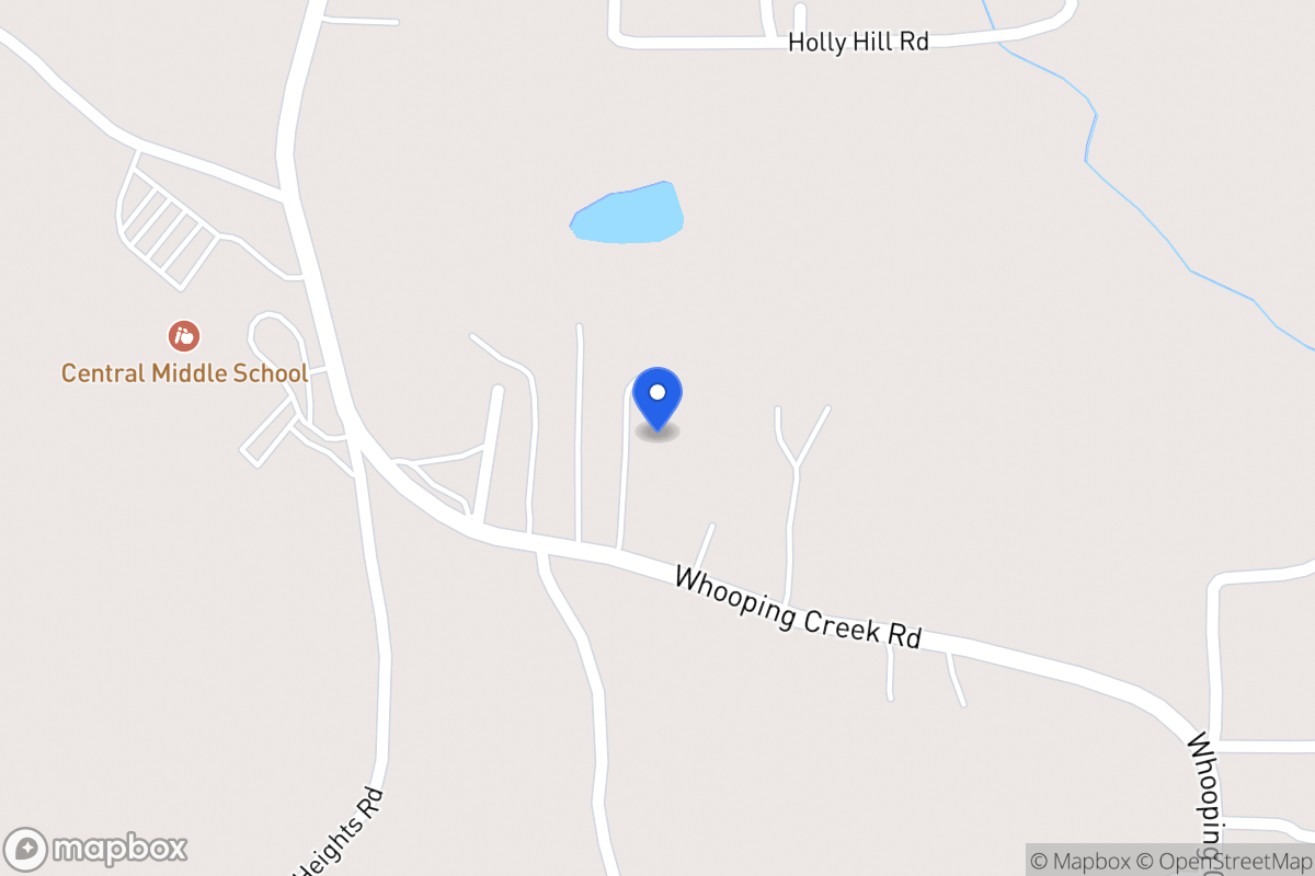 Map of 306 Whooping Creek Rd