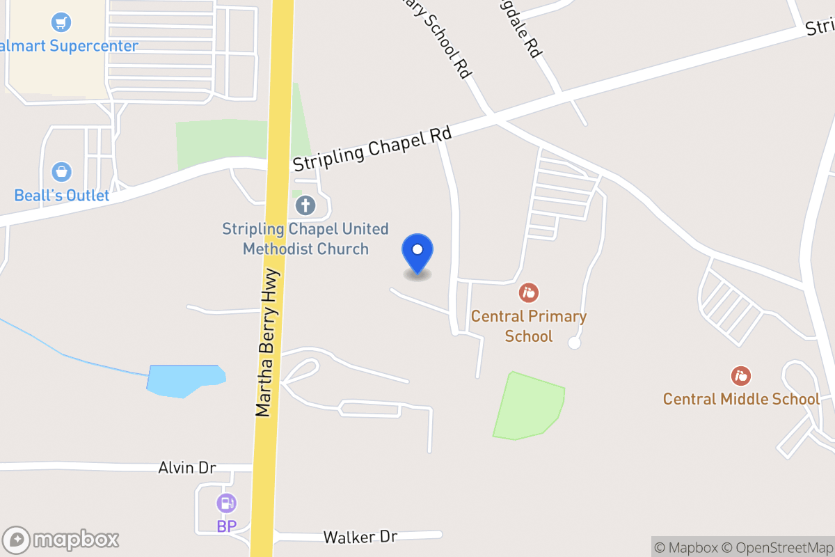 Map of 63 Central Middle School Rd