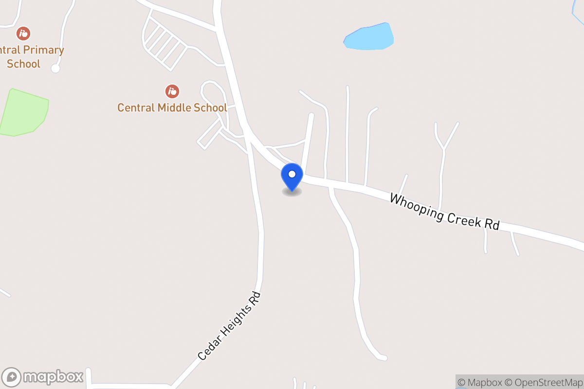 Map of 245 Whooping Creek Rd