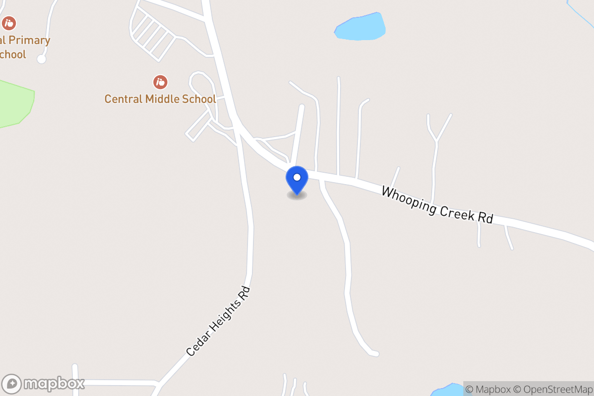 Map of 255 Whooping Creek Rd