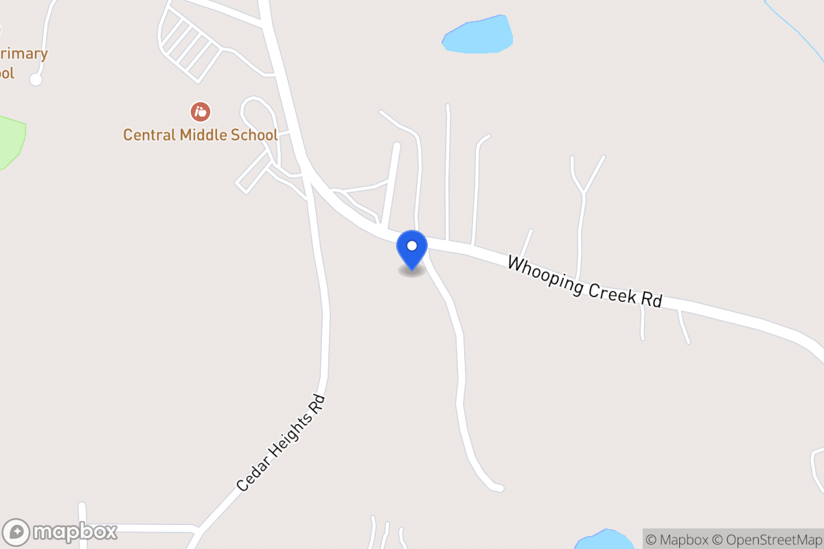 Map of 265 Whooping Creek Rd