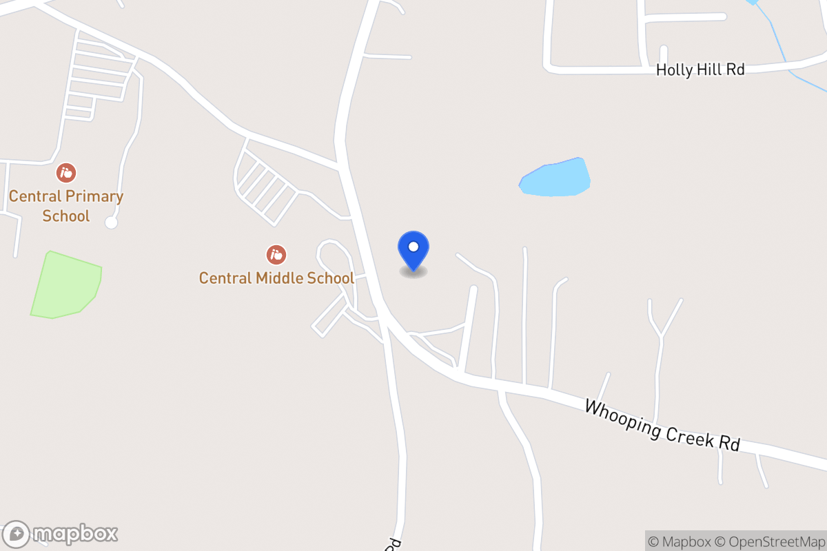 Map of 180 Whooping Creek Rd