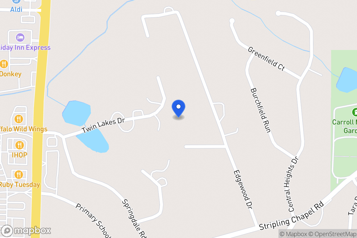 Map of 111 Twin Lakes Dr
