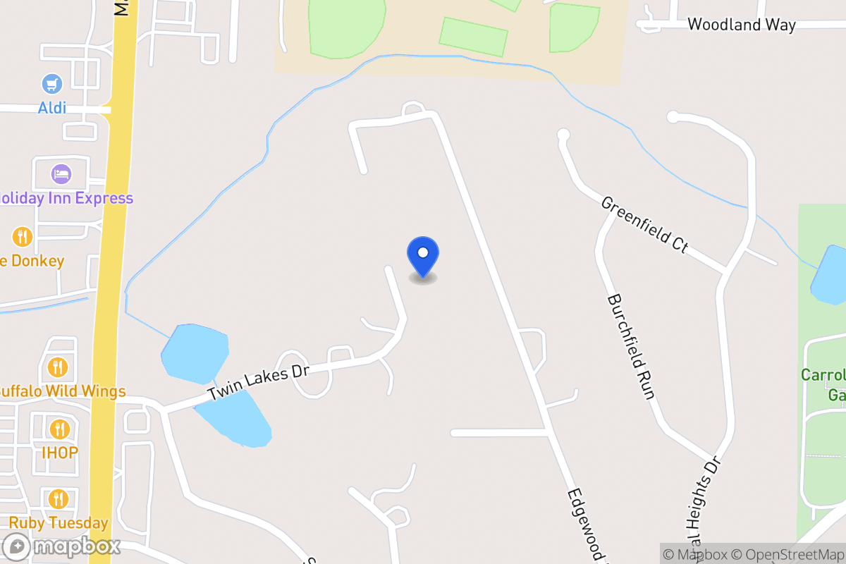 Map of 133 Twin Lakes Dr
