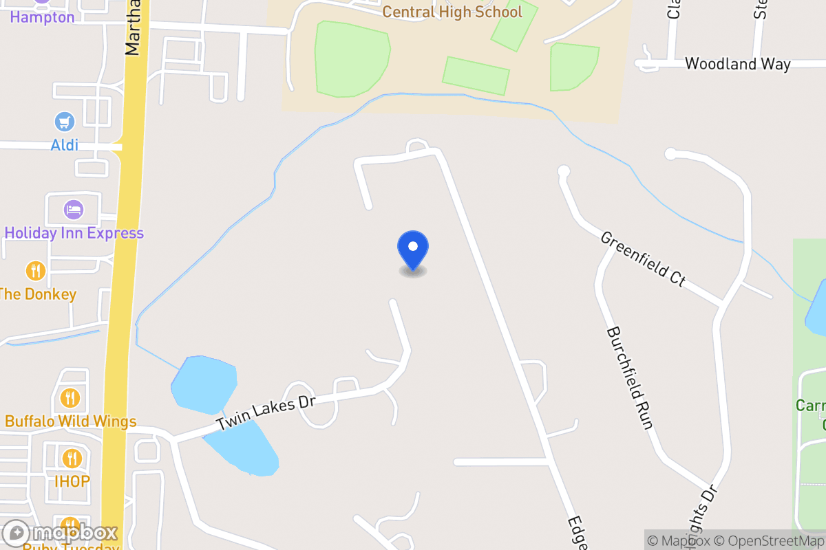 Map of 147 Twin Lakes Dr