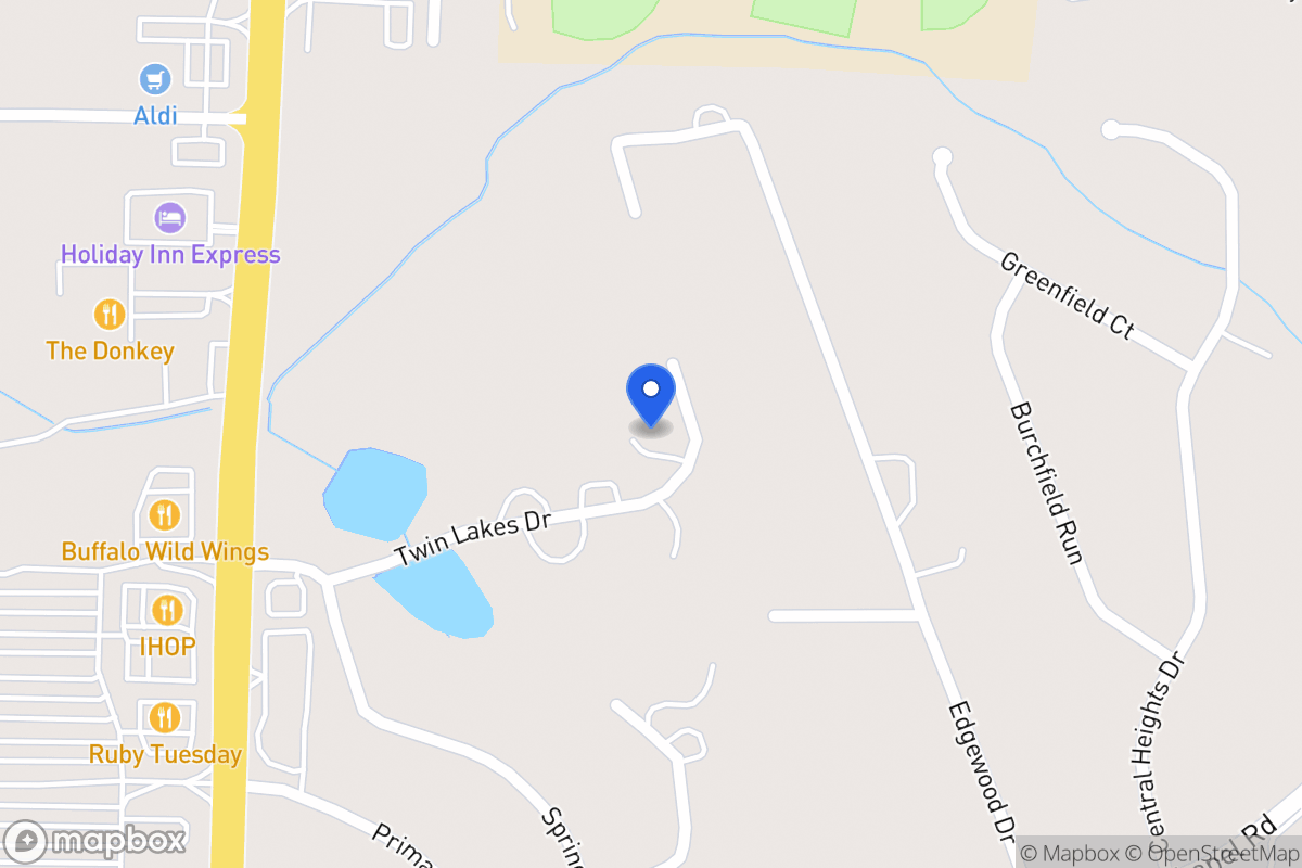 Map of 142 Twin Lakes Dr